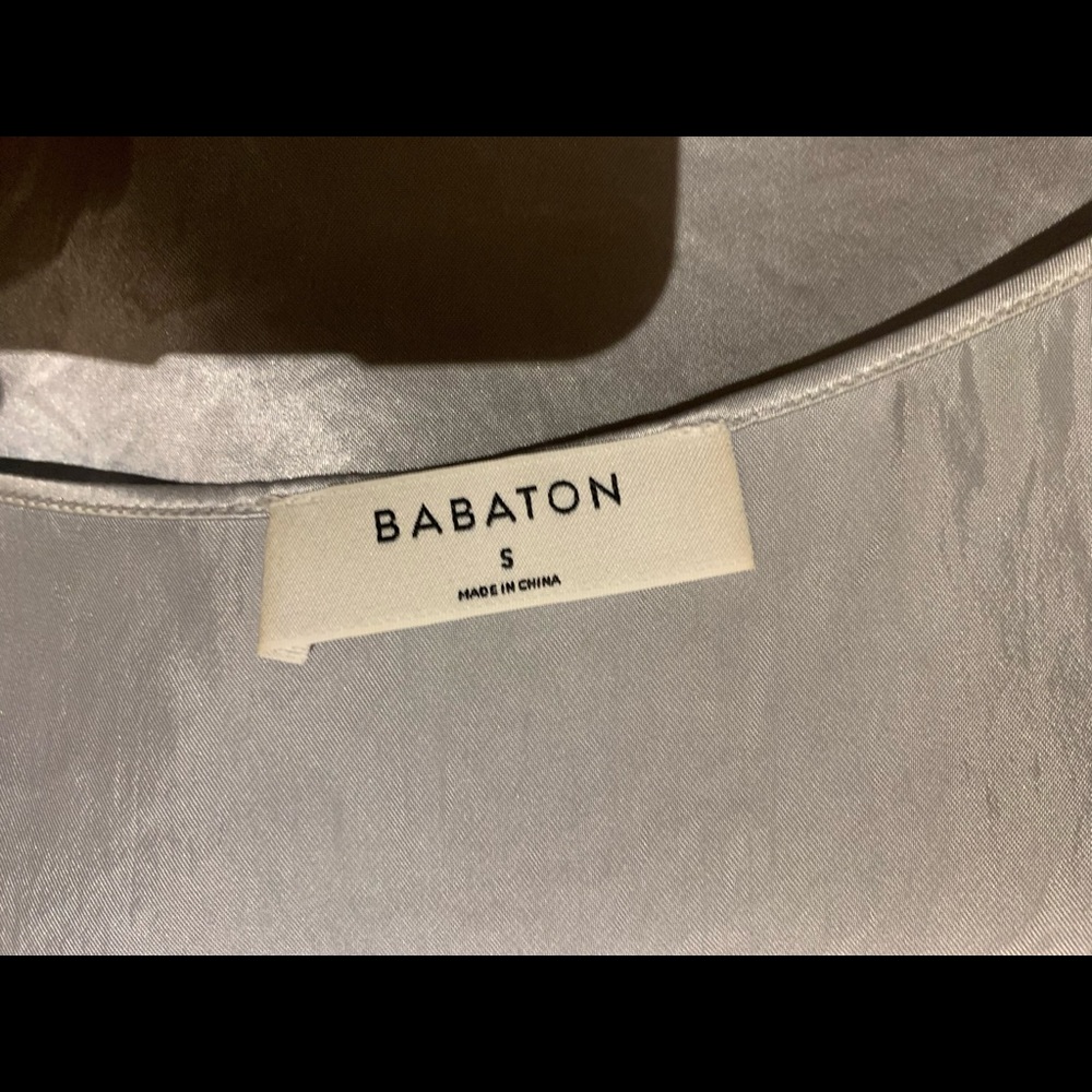 Aritzia Babaton Beck Silver Mini Dress - Picture 13 of 13